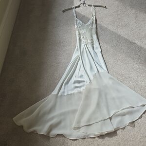 Natori Ivory Night Gown with Lace Accents